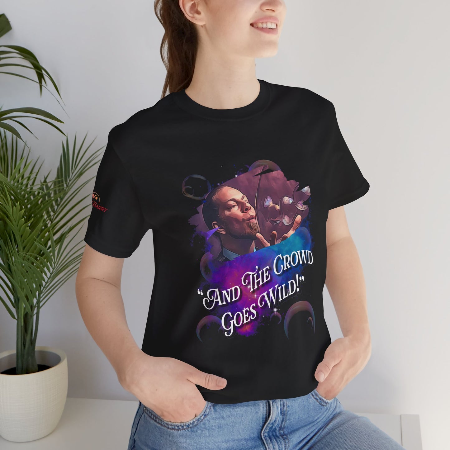 "And The Crowd Goes Wild!" Unisex Jersey Short Sleeve Tee