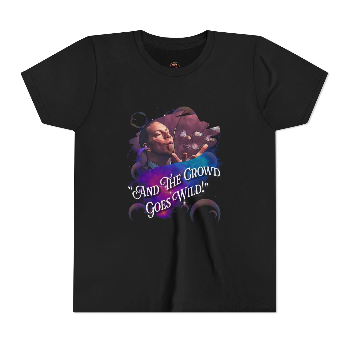 "And the Crowd Goes Wild" Youth Short Sleeve Tee