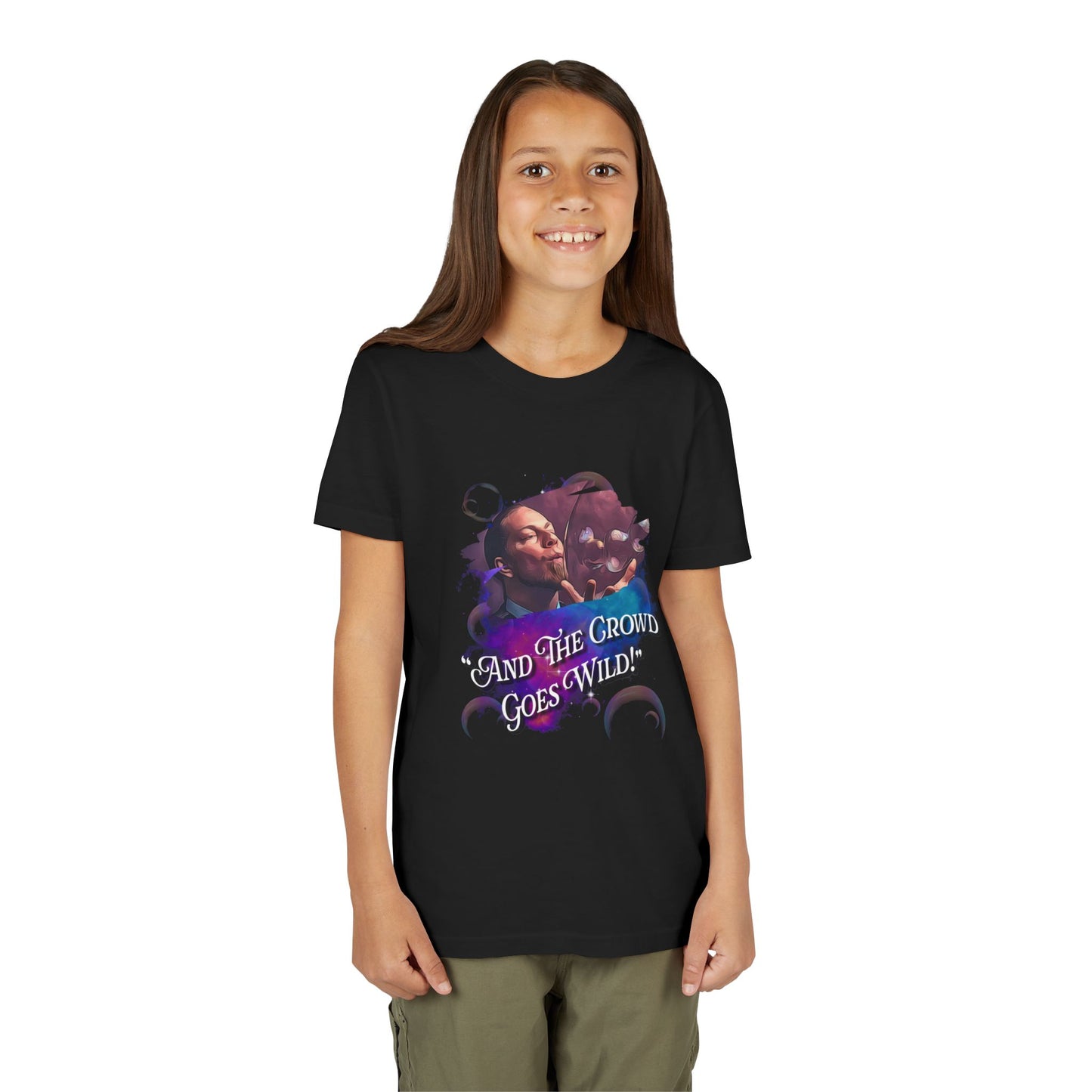 "And the Crowd Goes Wild" Youth Short Sleeve Tee
