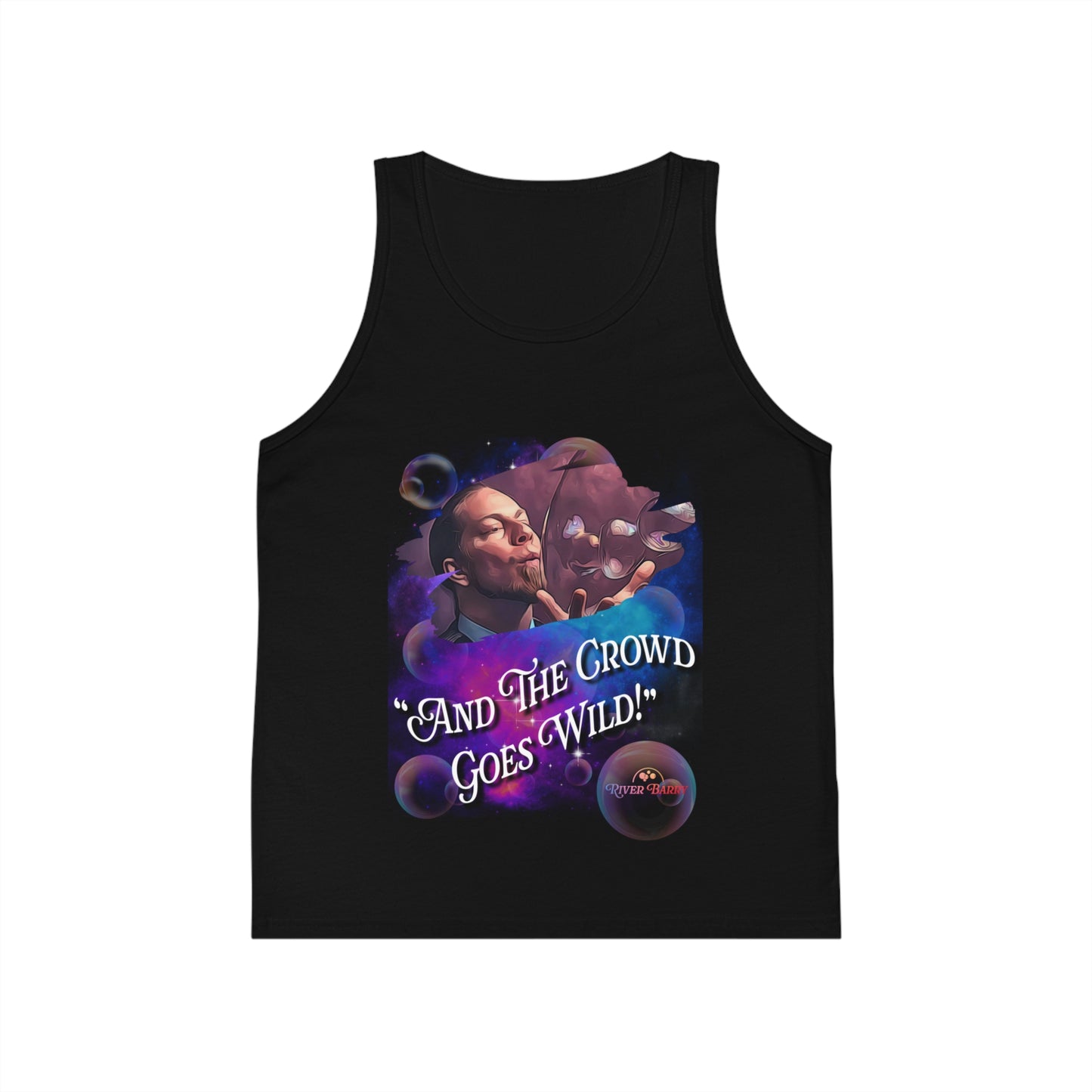 "And the Crowd Goes Wild!" Youth Jersey Tank Top