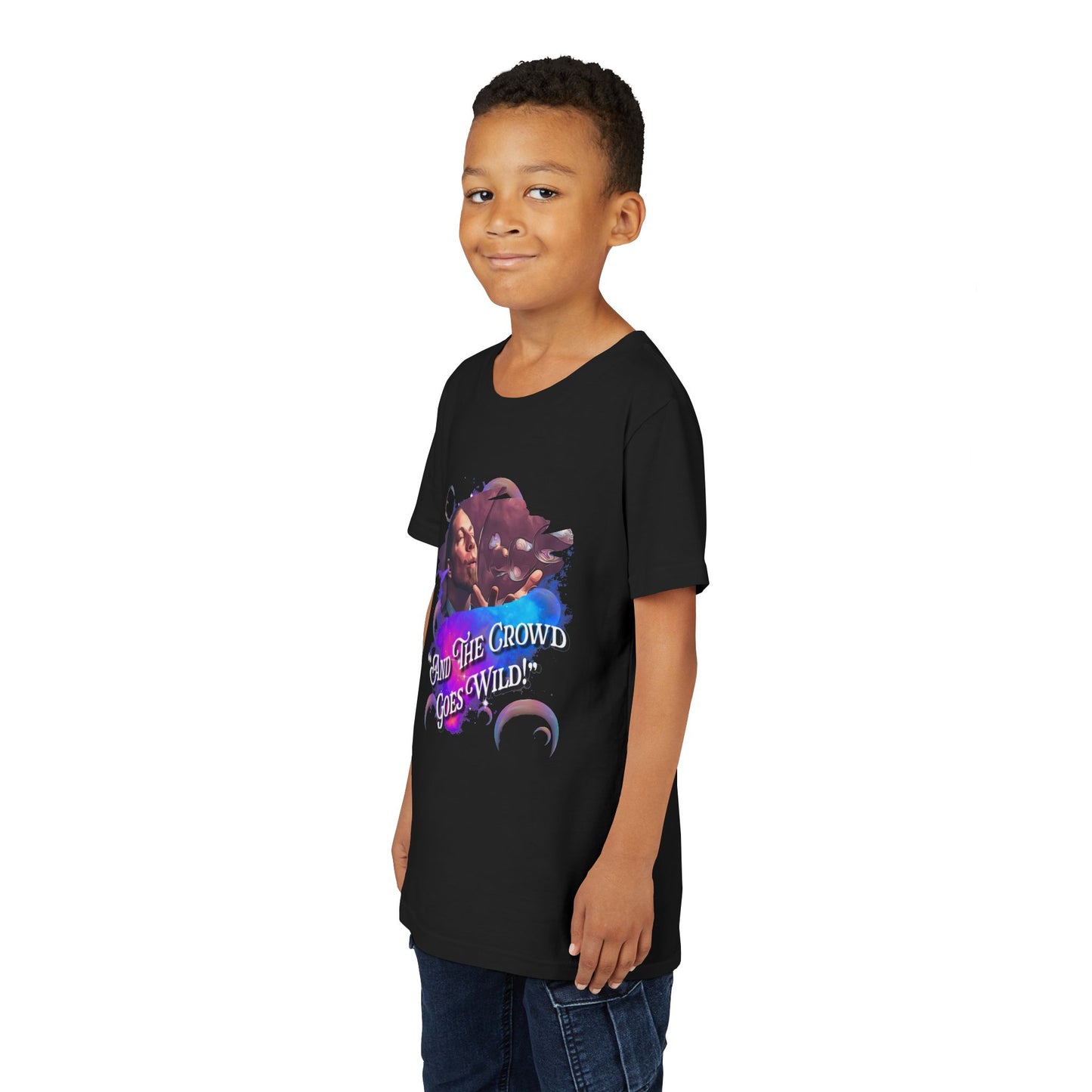 "And the Crowd Goes Wild" Youth Short Sleeve Tee