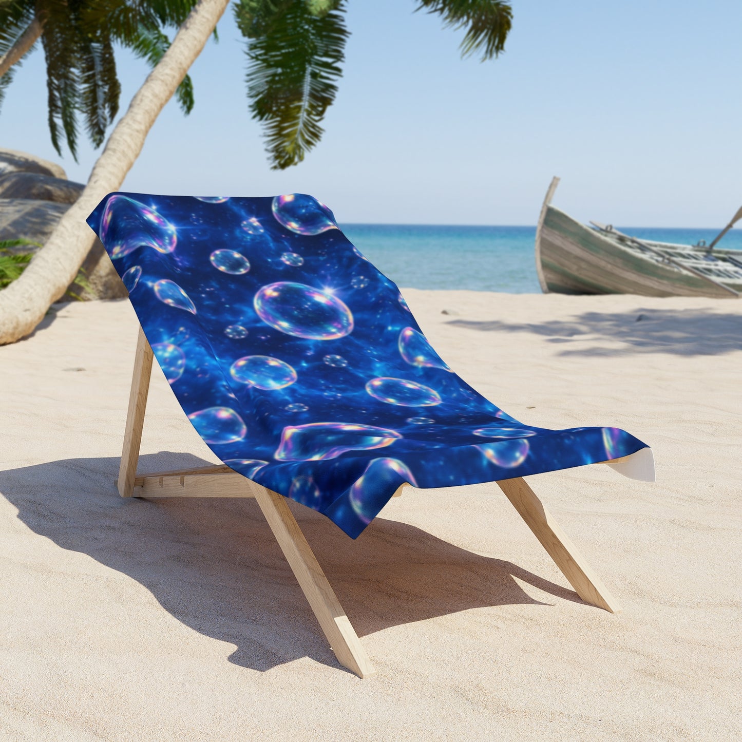 Ocean Bubbles Beach Towel