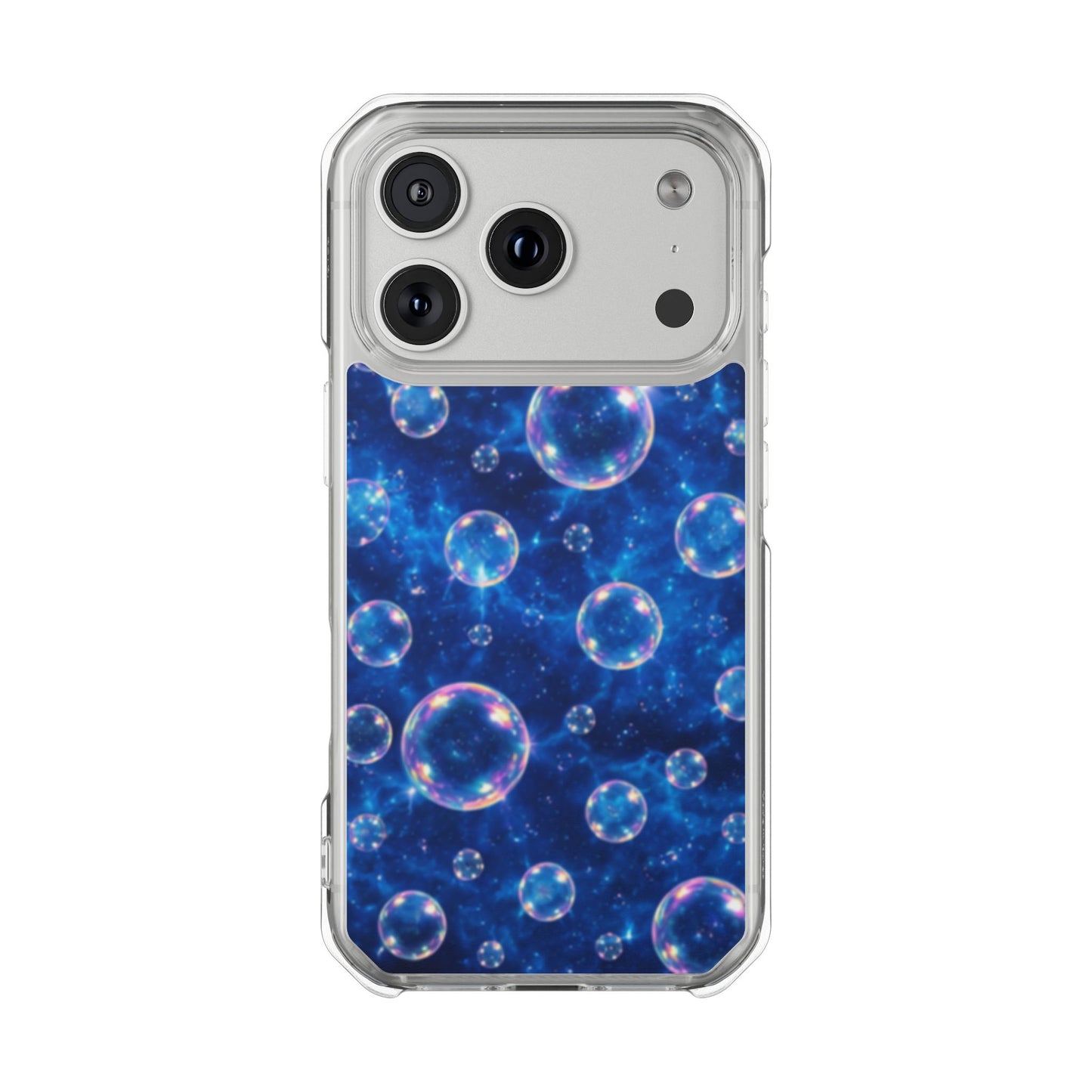 Ocean Bubbles Magnetic Clear iPhone Impact Cases
