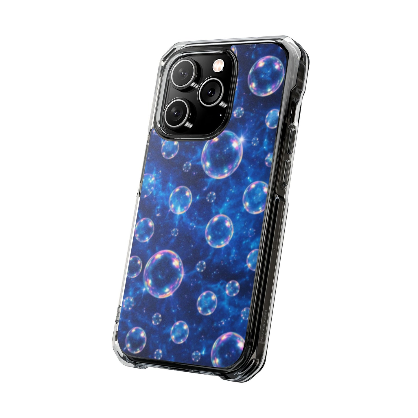 Ocean Bubbles Magnetic Clear iPhone Impact Cases