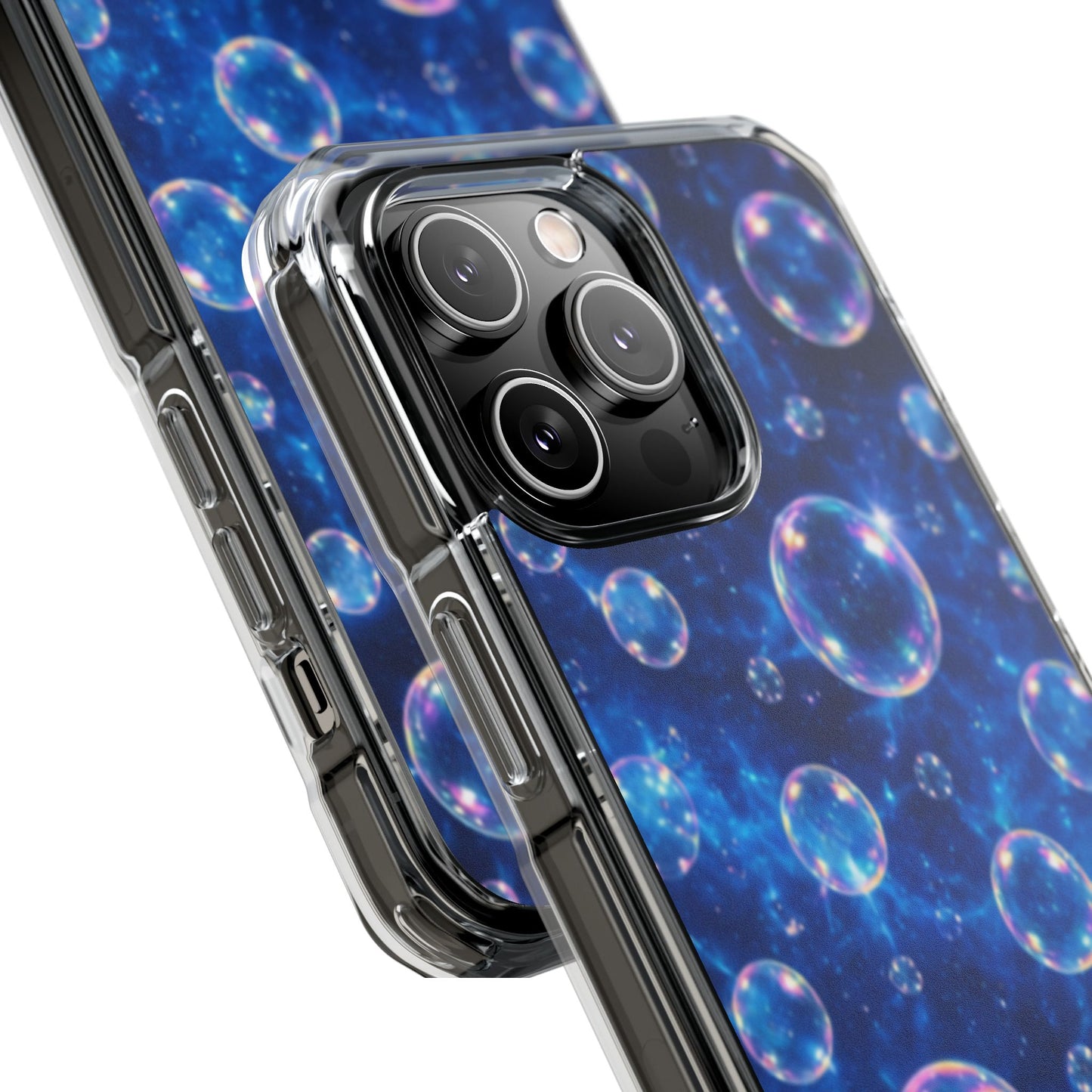 Ocean Bubbles Magnetic Clear iPhone Impact Cases