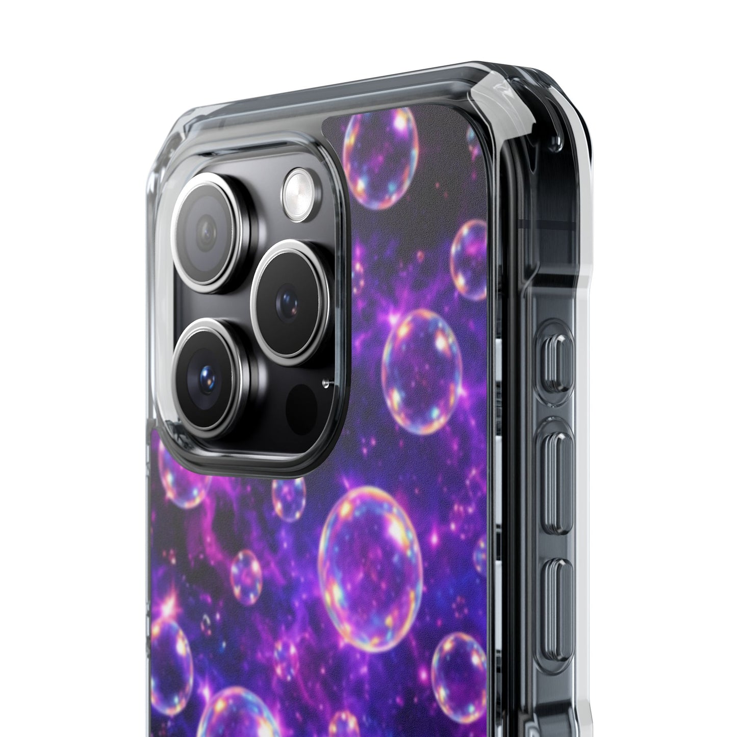 Cosmic Bubbles Magnetic Clear iPhone Impact Cases