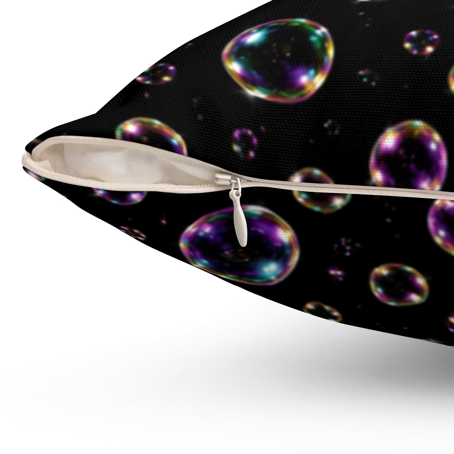 Bubbles Spun Polyester Square Pillow