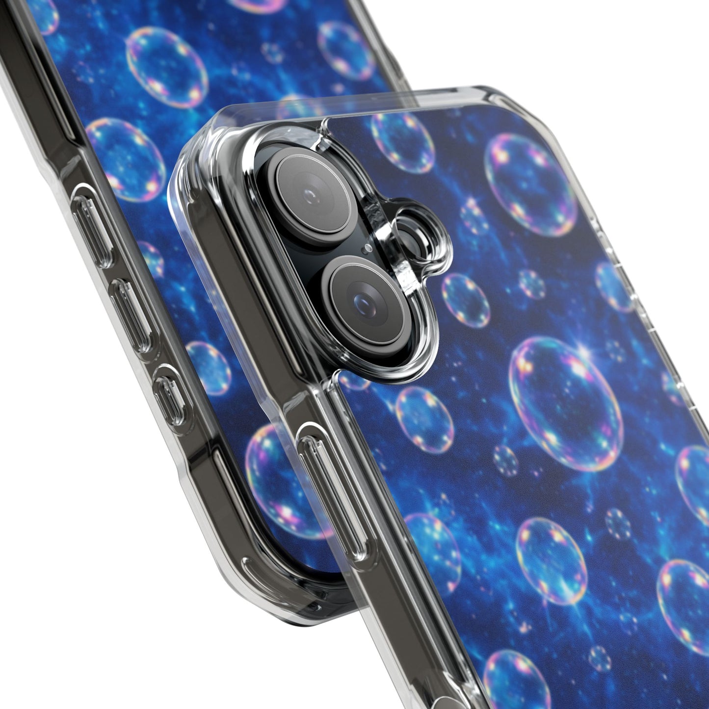 Ocean Bubbles Magnetic Clear iPhone Impact Cases