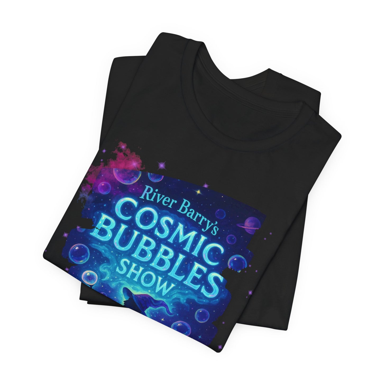 Cosmic Bubble Show Unisex Jersey Short Sleeve Tee