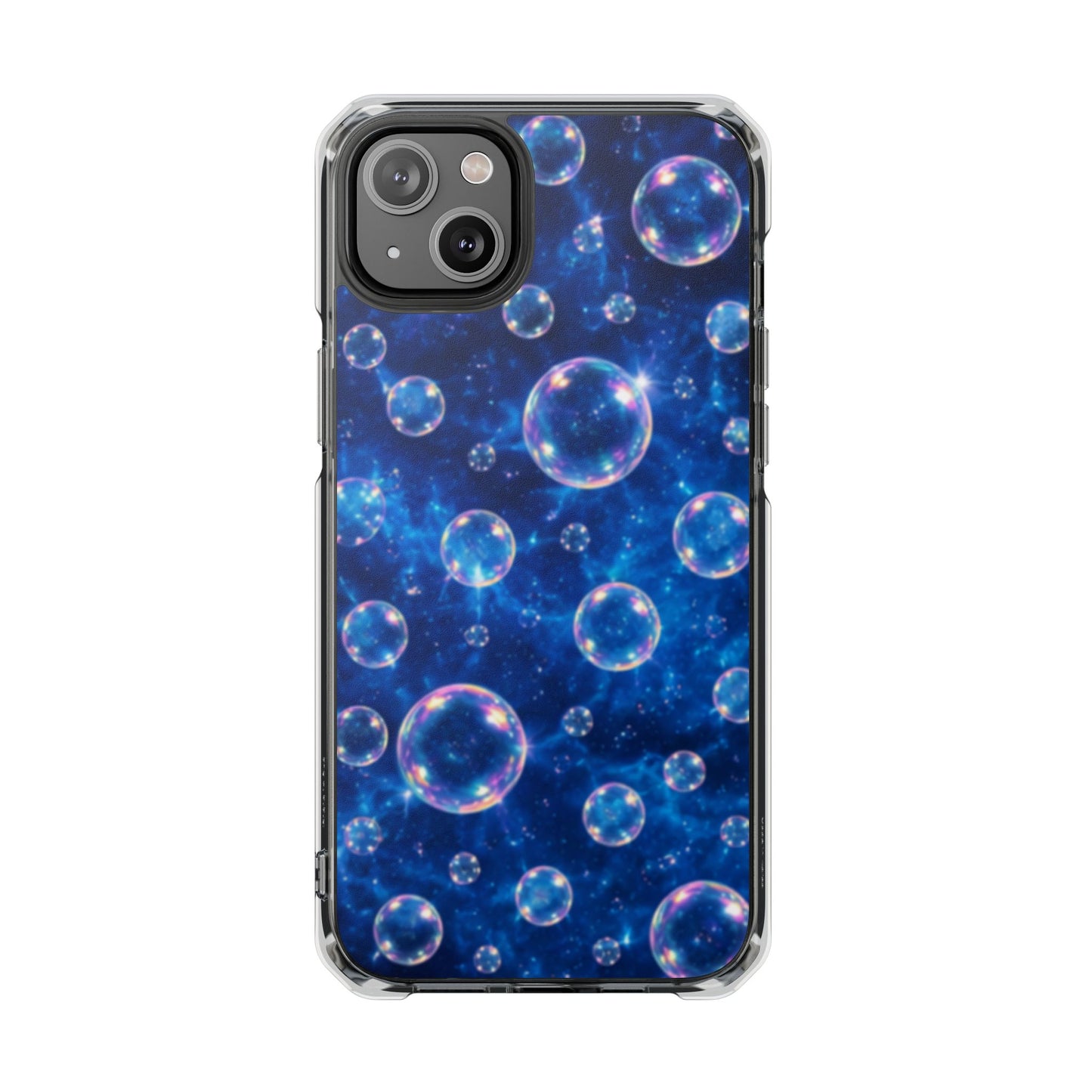 Ocean Bubbles Magnetic Clear iPhone Impact Cases