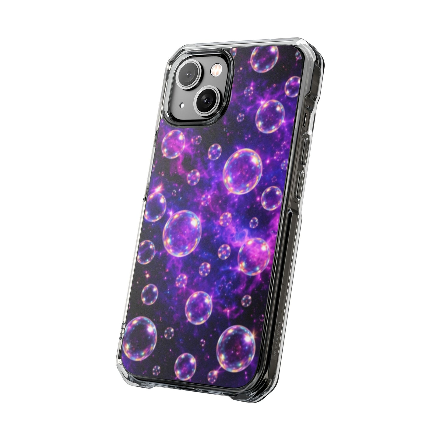 Cosmic Bubbles Magnetic Clear iPhone Impact Cases