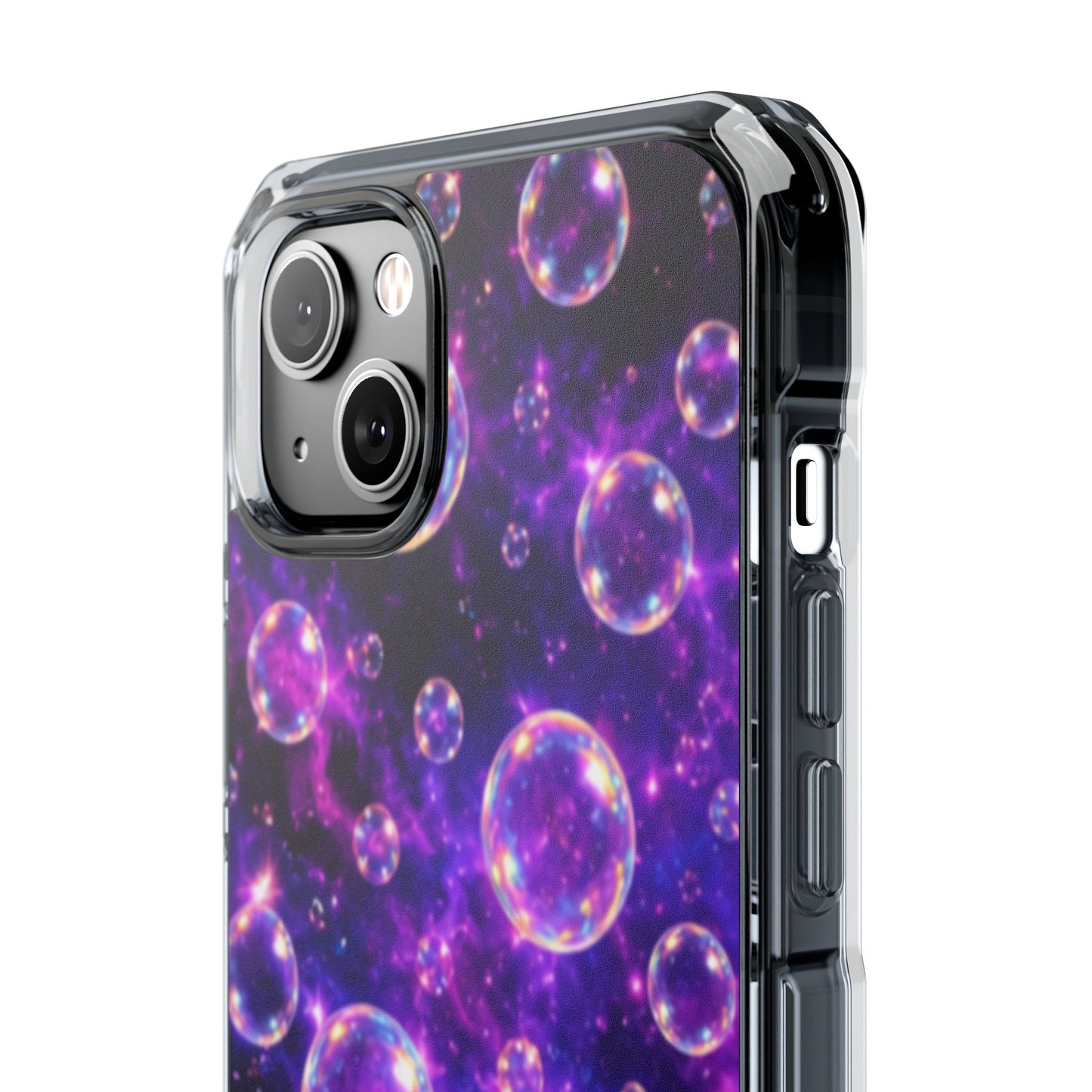 Cosmic Bubbles Magnetic Clear iPhone Impact Cases
