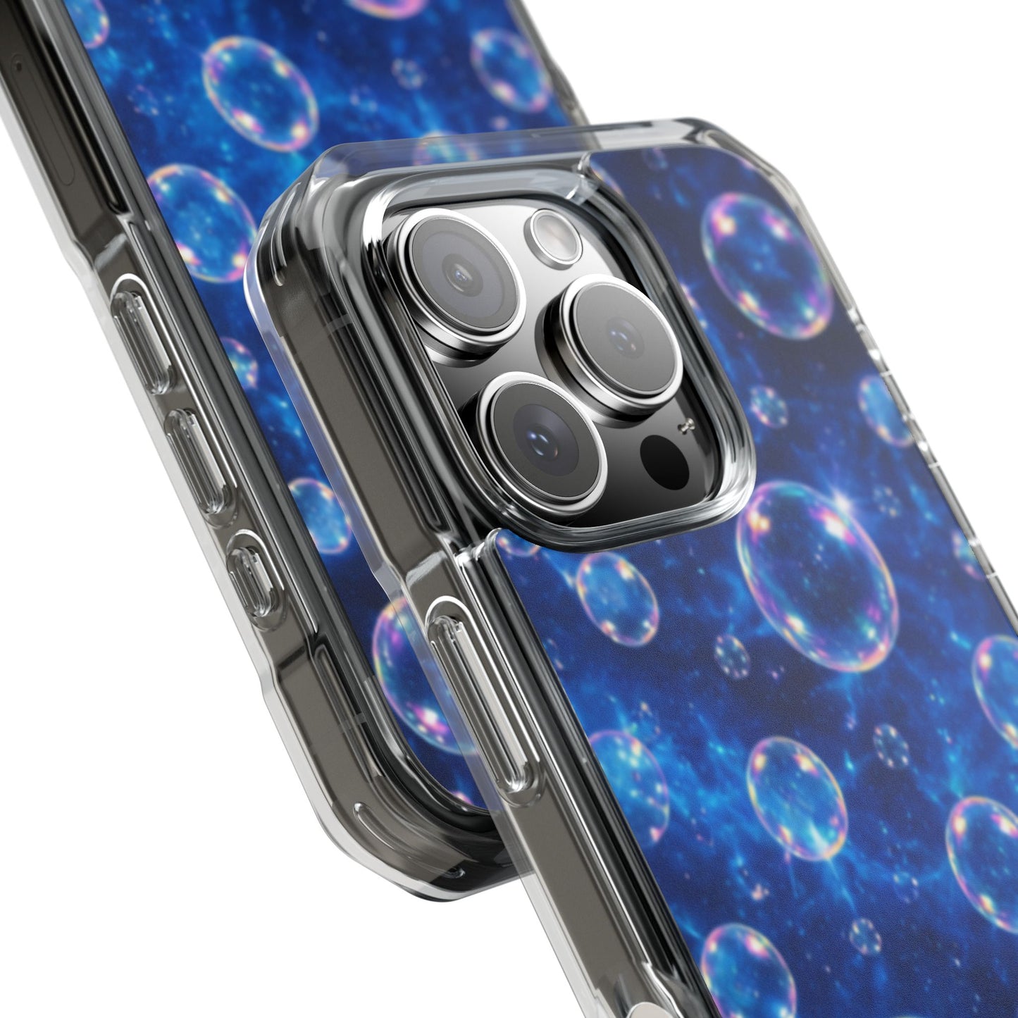 Ocean Bubbles Magnetic Clear iPhone Impact Cases