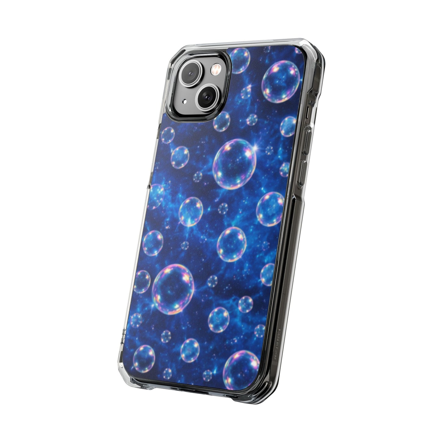 Ocean Bubbles Magnetic Clear iPhone Impact Cases