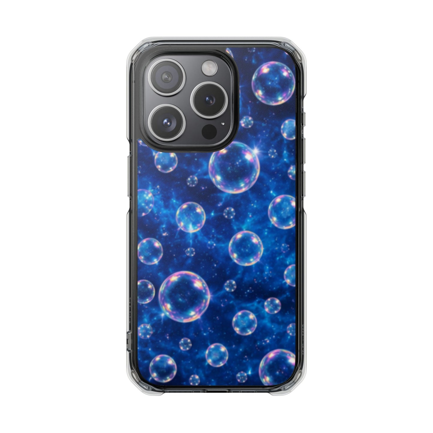 Ocean Bubbles Magnetic Clear iPhone Impact Cases
