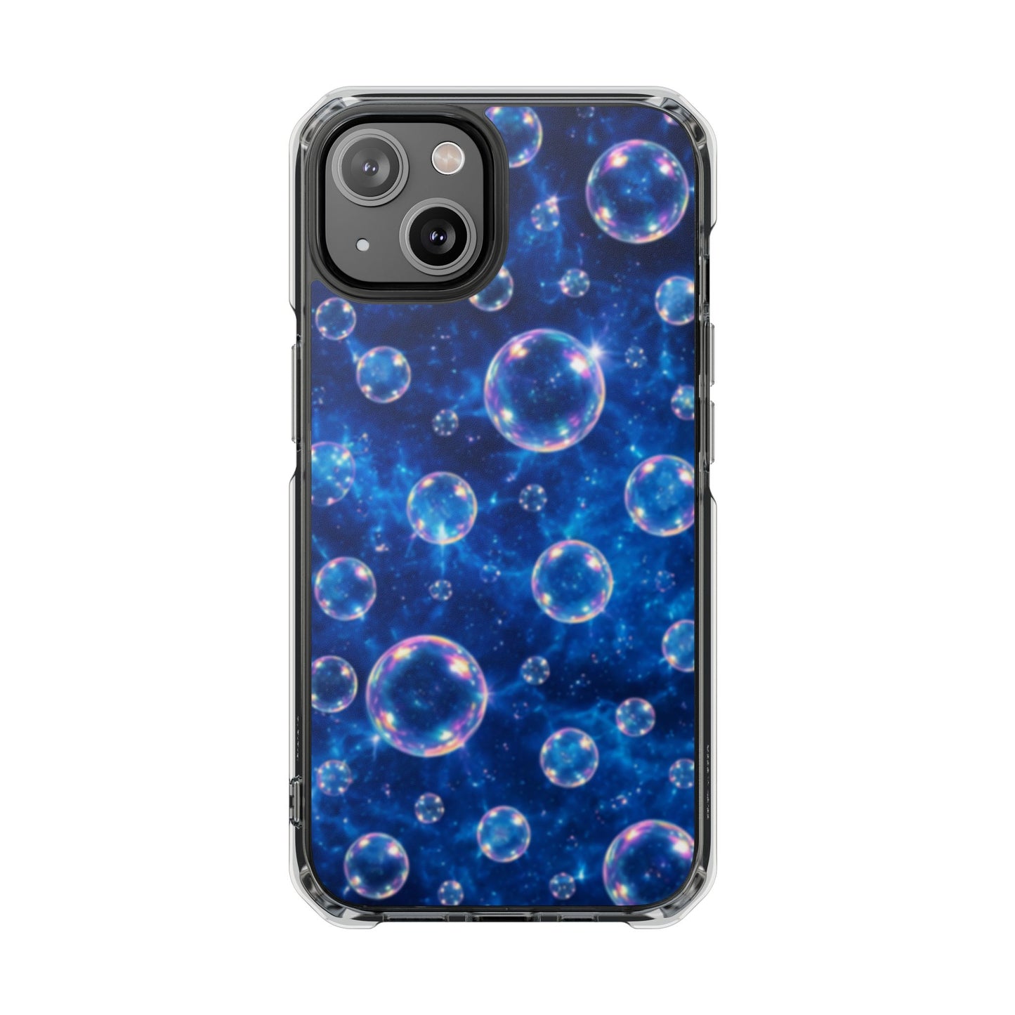Ocean Bubbles Magnetic Clear iPhone Impact Cases