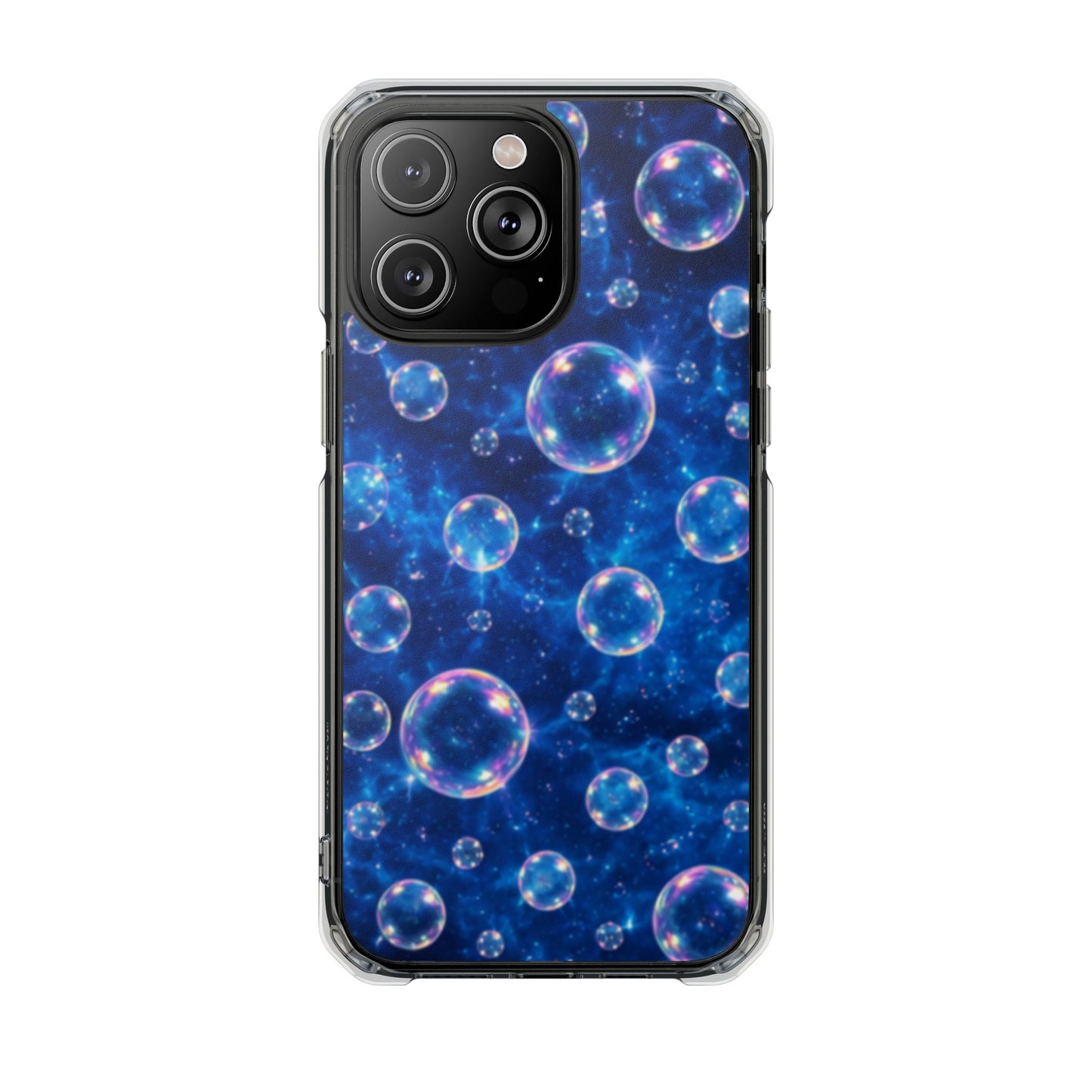 Ocean Bubbles Magnetic Clear iPhone Impact Cases