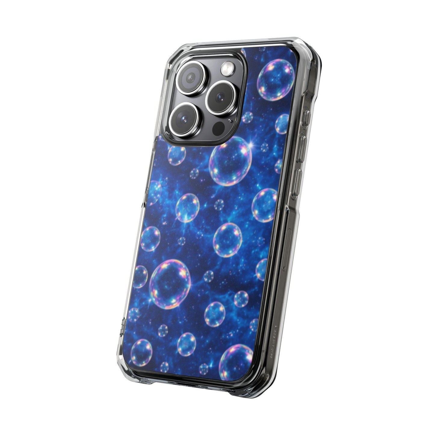 Ocean Bubbles Magnetic Clear iPhone Impact Cases