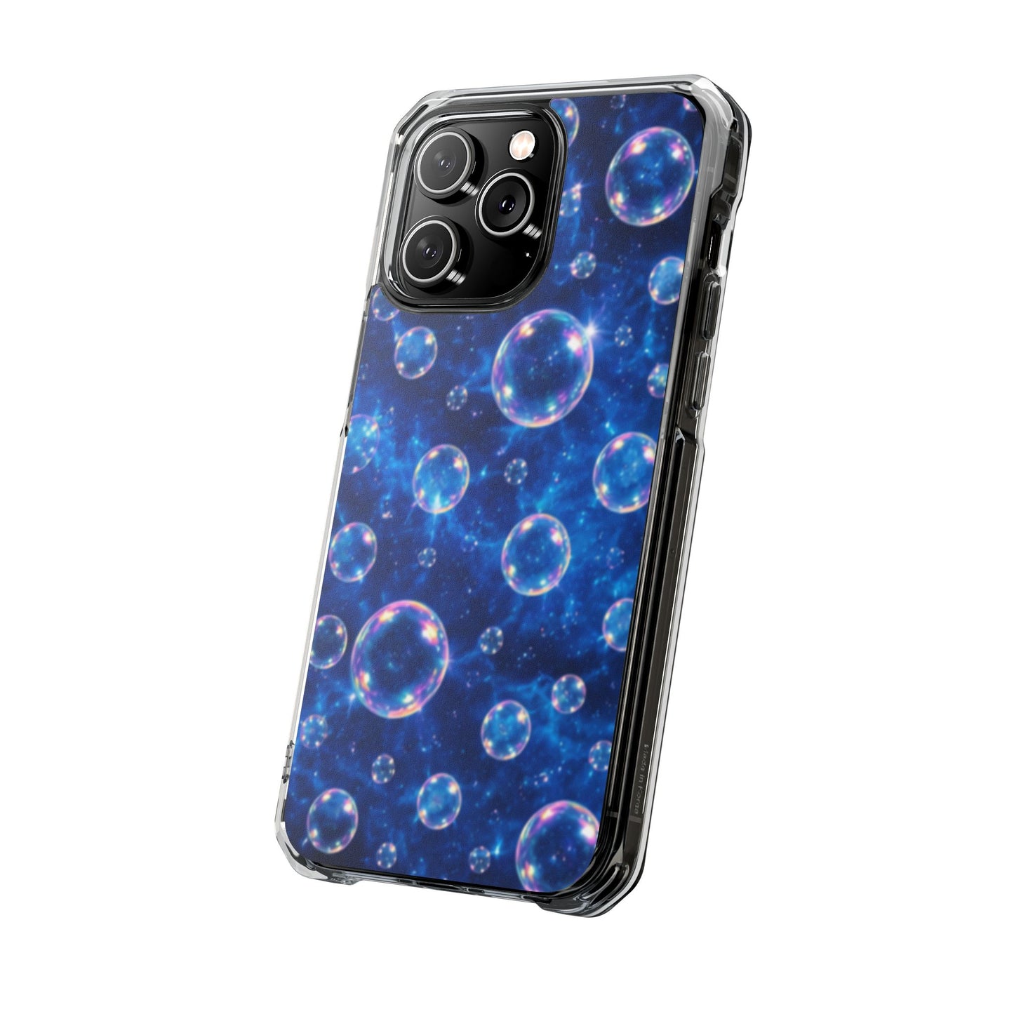 Ocean Bubbles Magnetic Clear iPhone Impact Cases