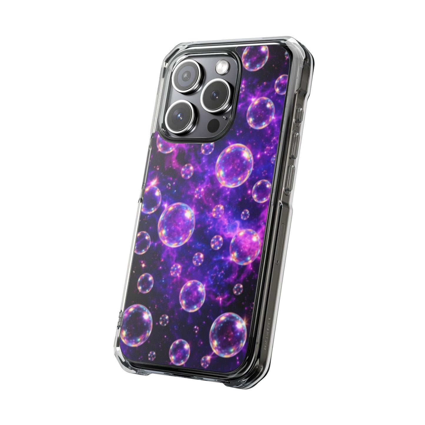 Cosmic Bubbles Magnetic Clear iPhone Impact Cases