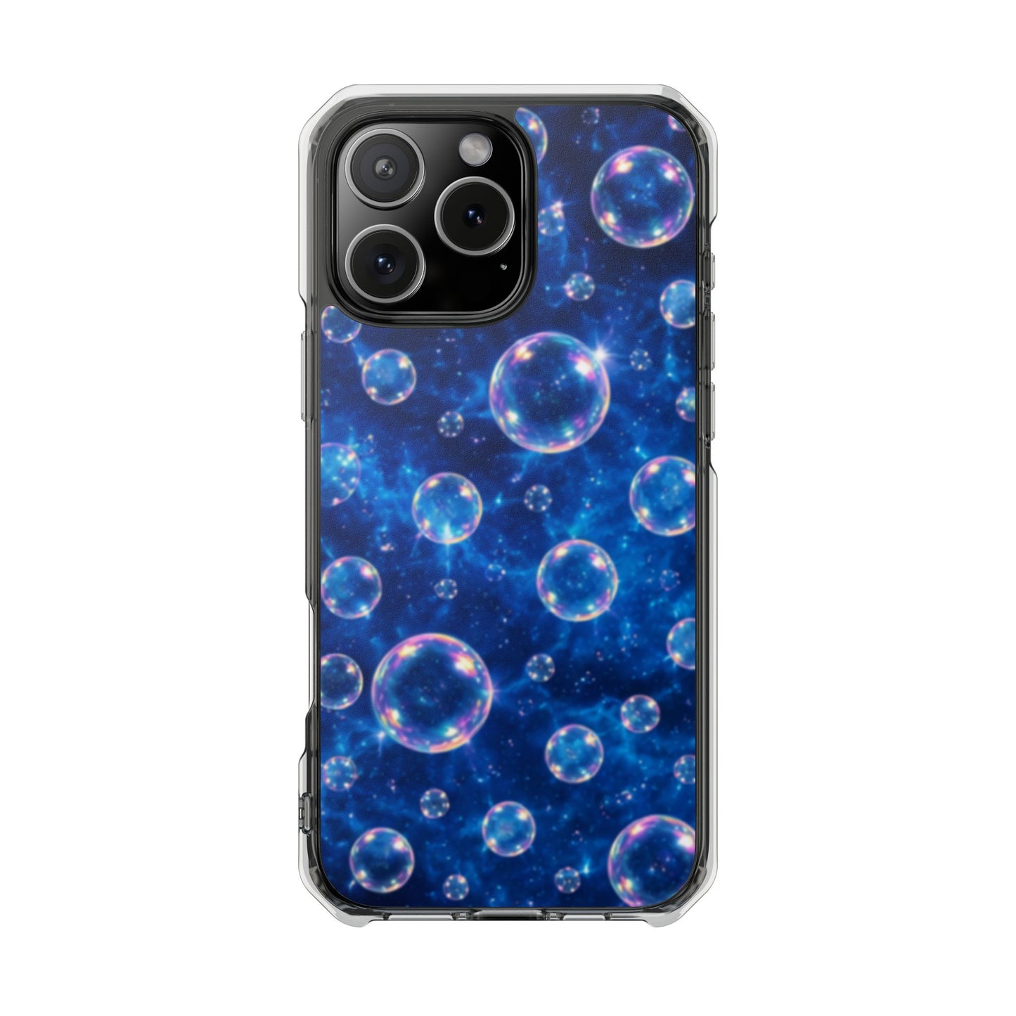 Ocean Bubbles Magnetic Clear iPhone Impact Cases