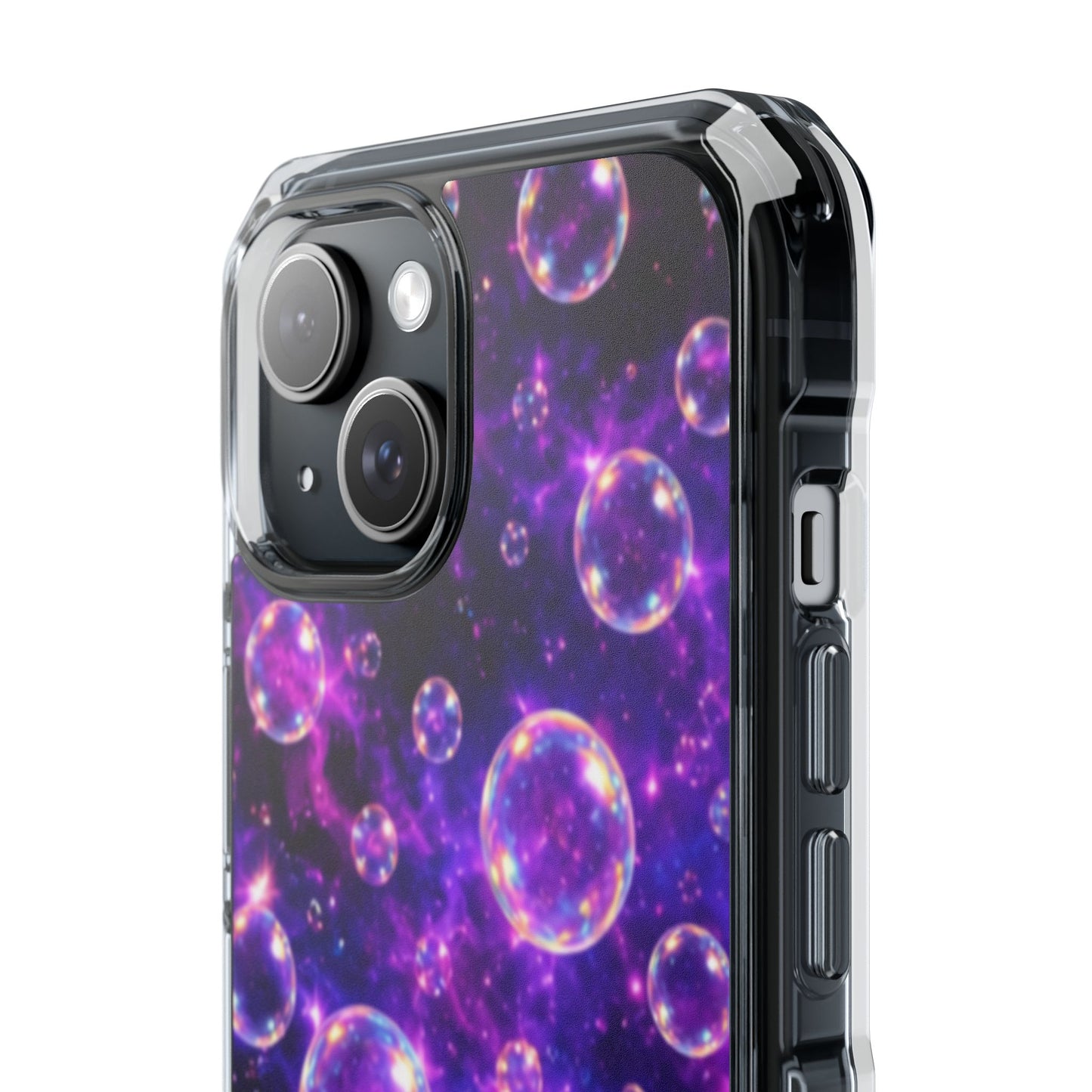 Cosmic Bubbles Magnetic Clear iPhone Impact Cases