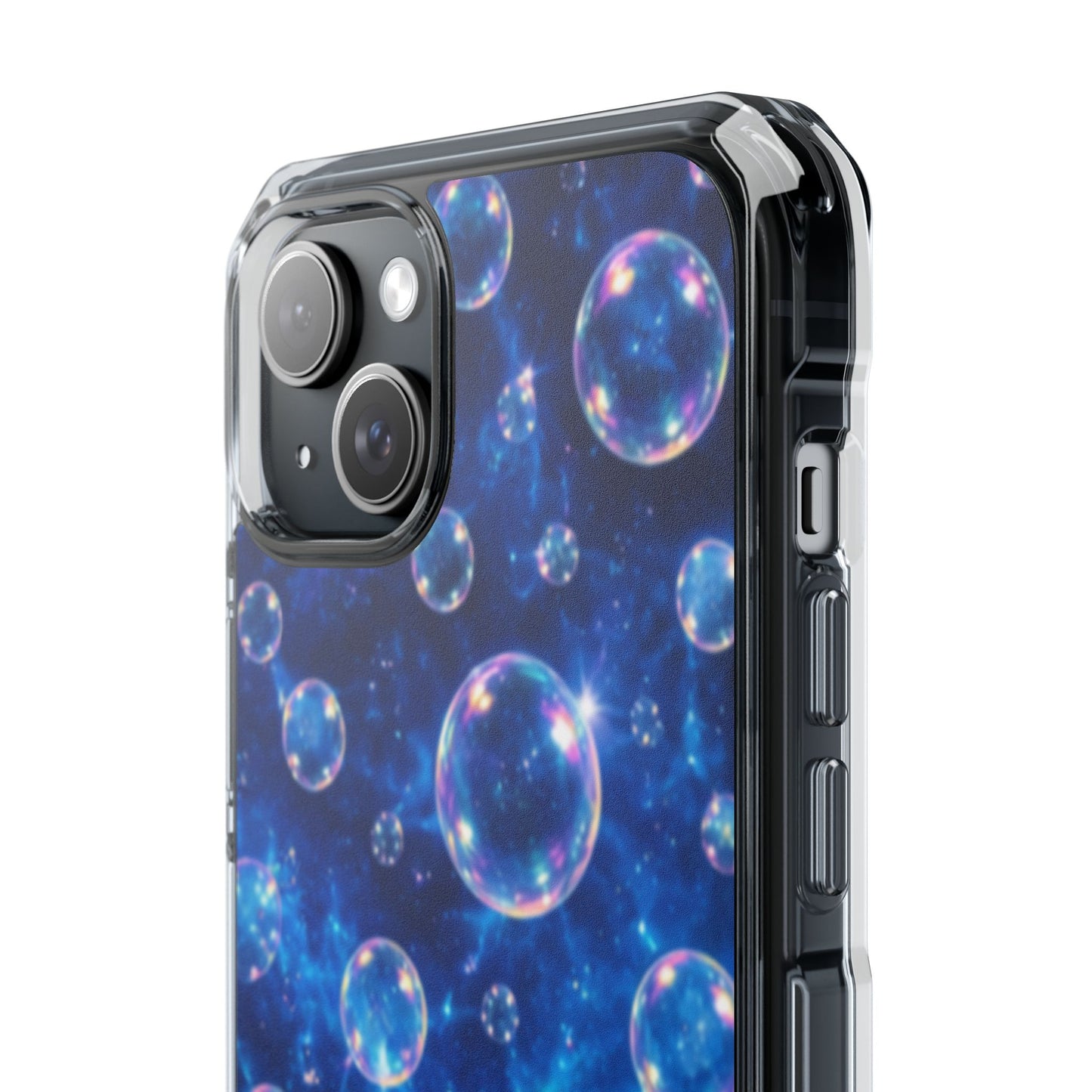 Ocean Bubbles Magnetic Clear iPhone Impact Cases
