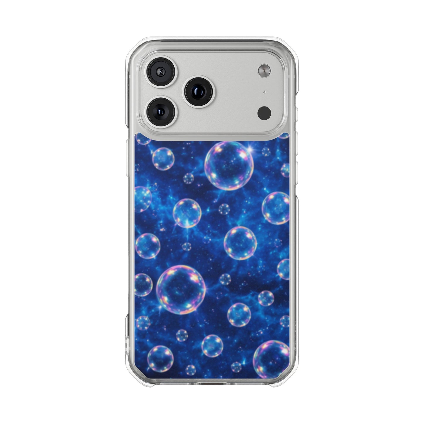 Ocean Bubbles Magnetic Clear iPhone Impact Cases