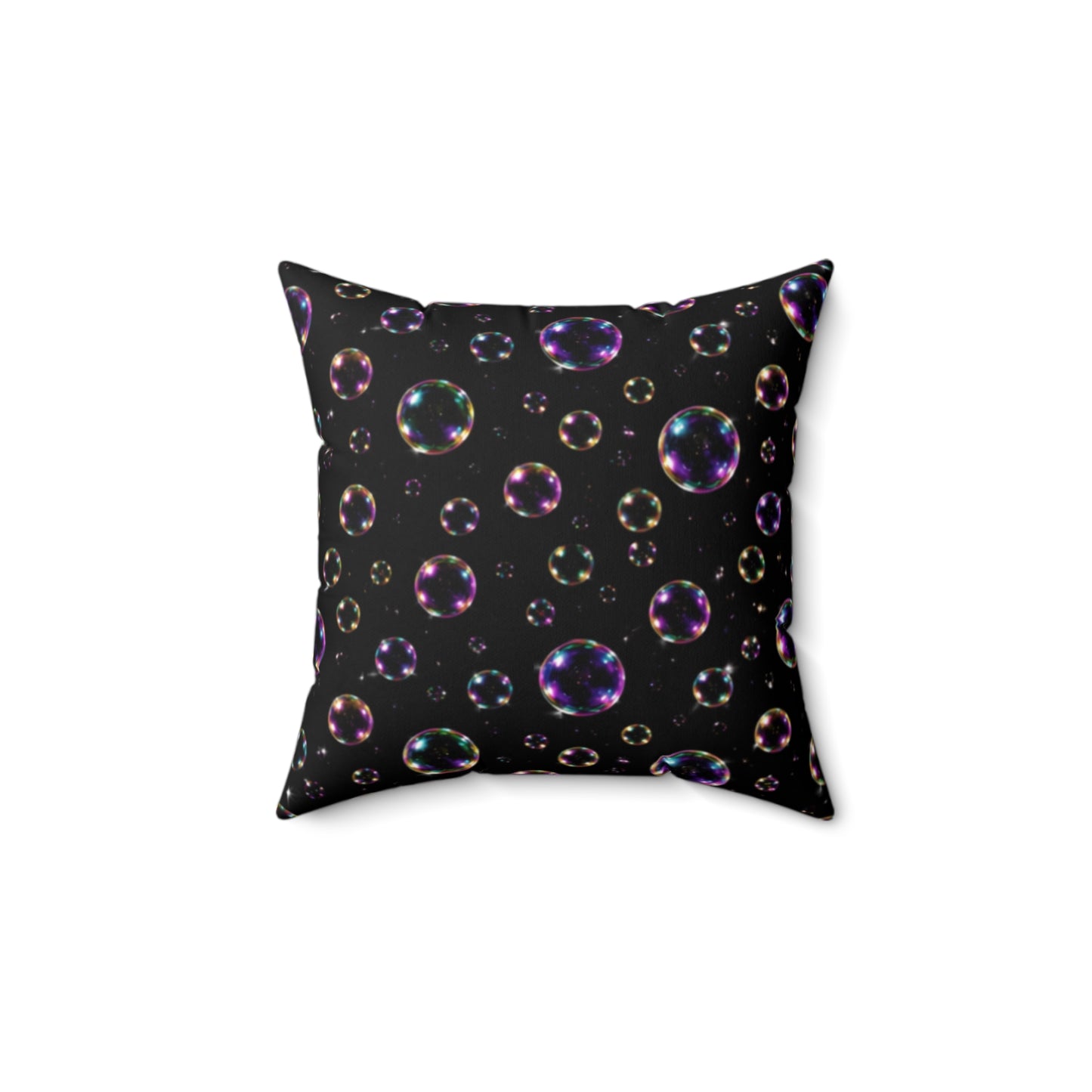 Bubbles Spun Polyester Square Pillow