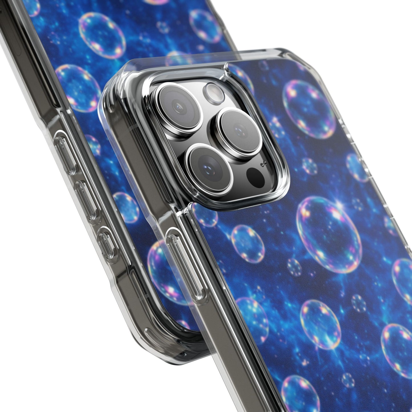 Ocean Bubbles Magnetic Clear iPhone Impact Cases