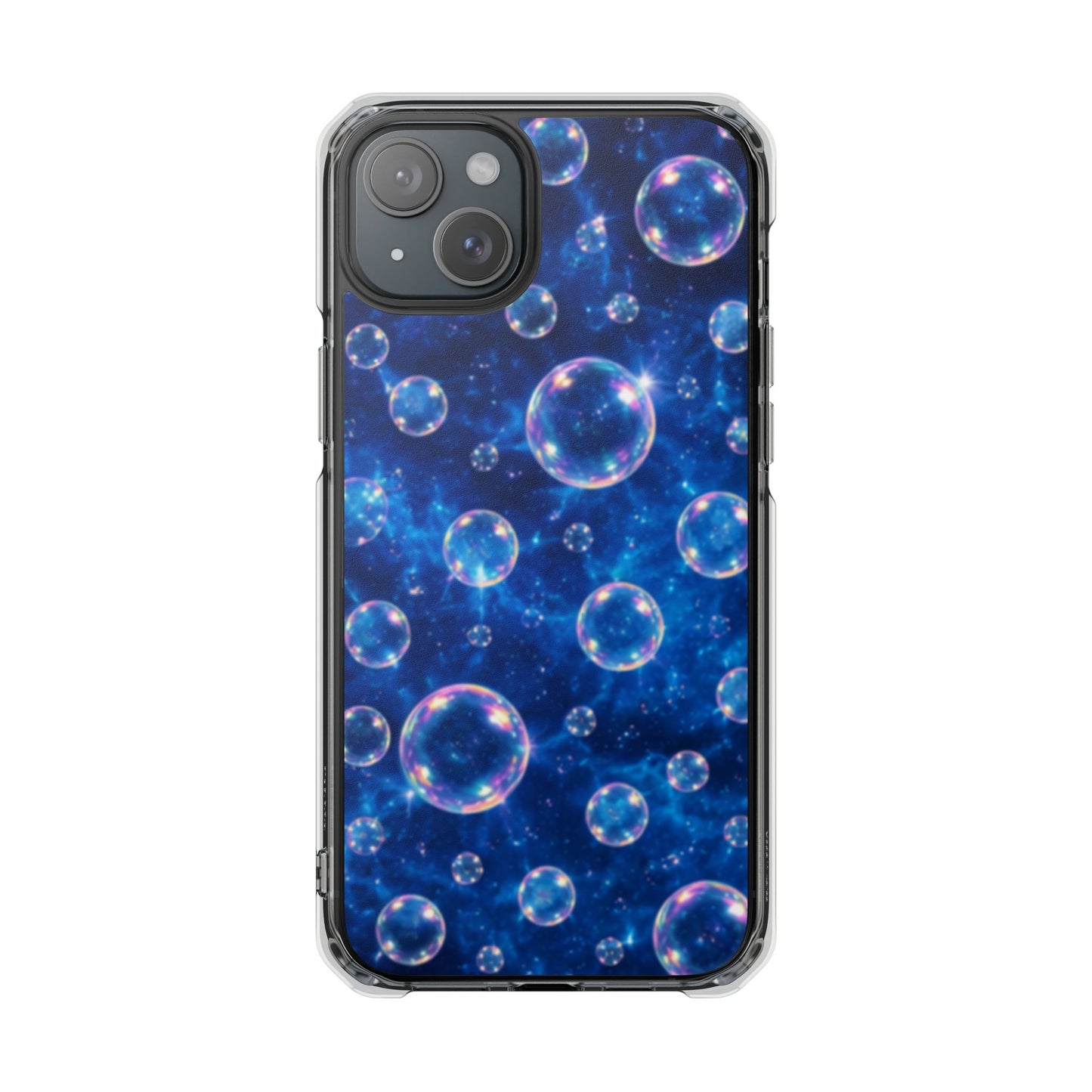 Ocean Bubbles Magnetic Clear iPhone Impact Cases