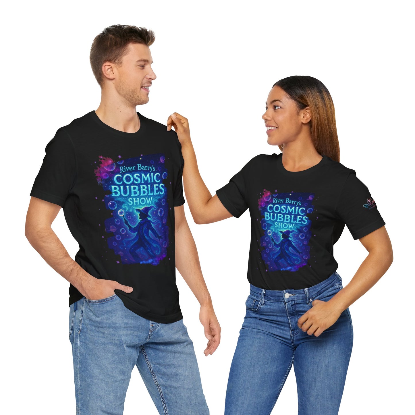 Cosmic Bubble Show Unisex Jersey Short Sleeve Tee