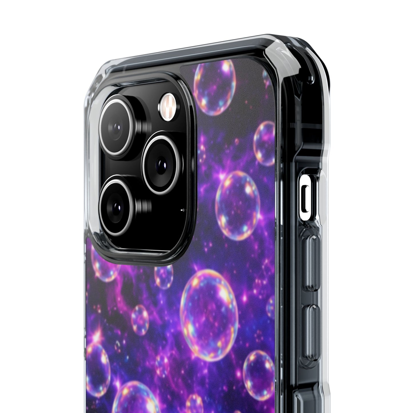 Cosmic Bubbles Magnetic Clear iPhone Impact Cases