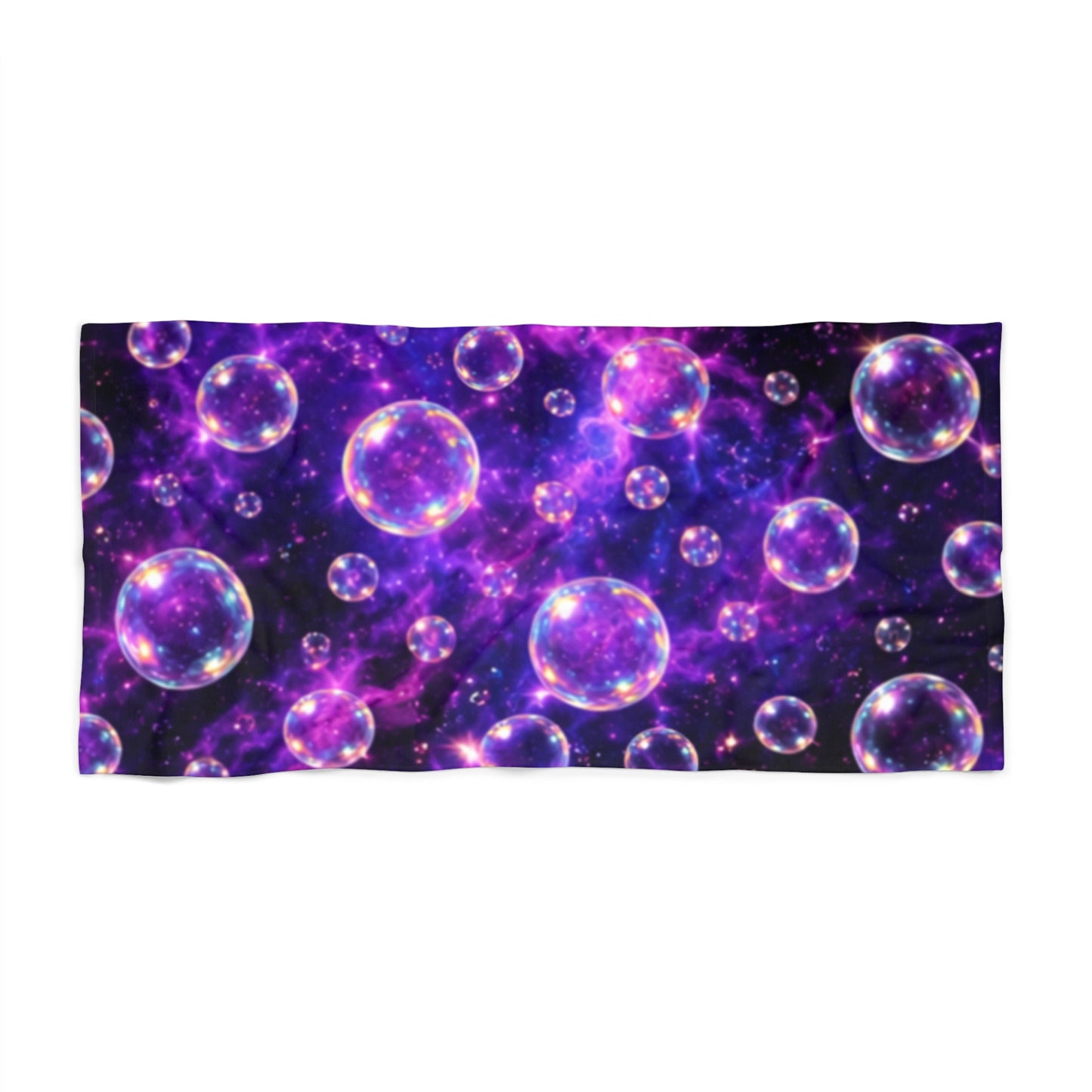 Cosmic Bubbles Beach Towel