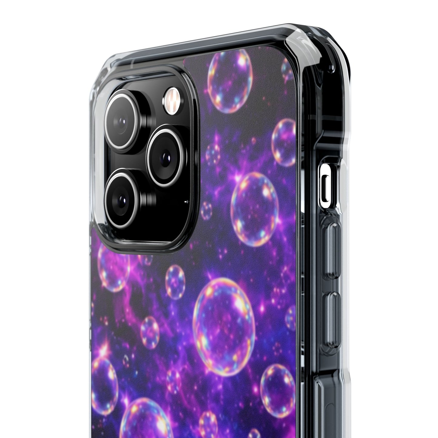 Cosmic Bubbles Magnetic Clear iPhone Impact Cases