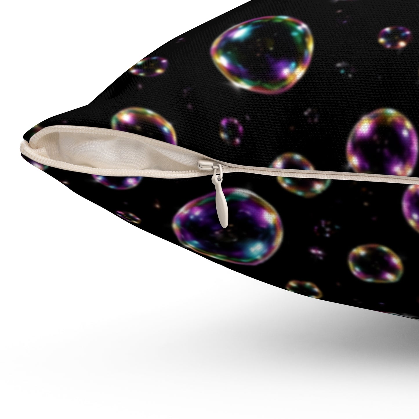 Bubbles Spun Polyester Square Pillow