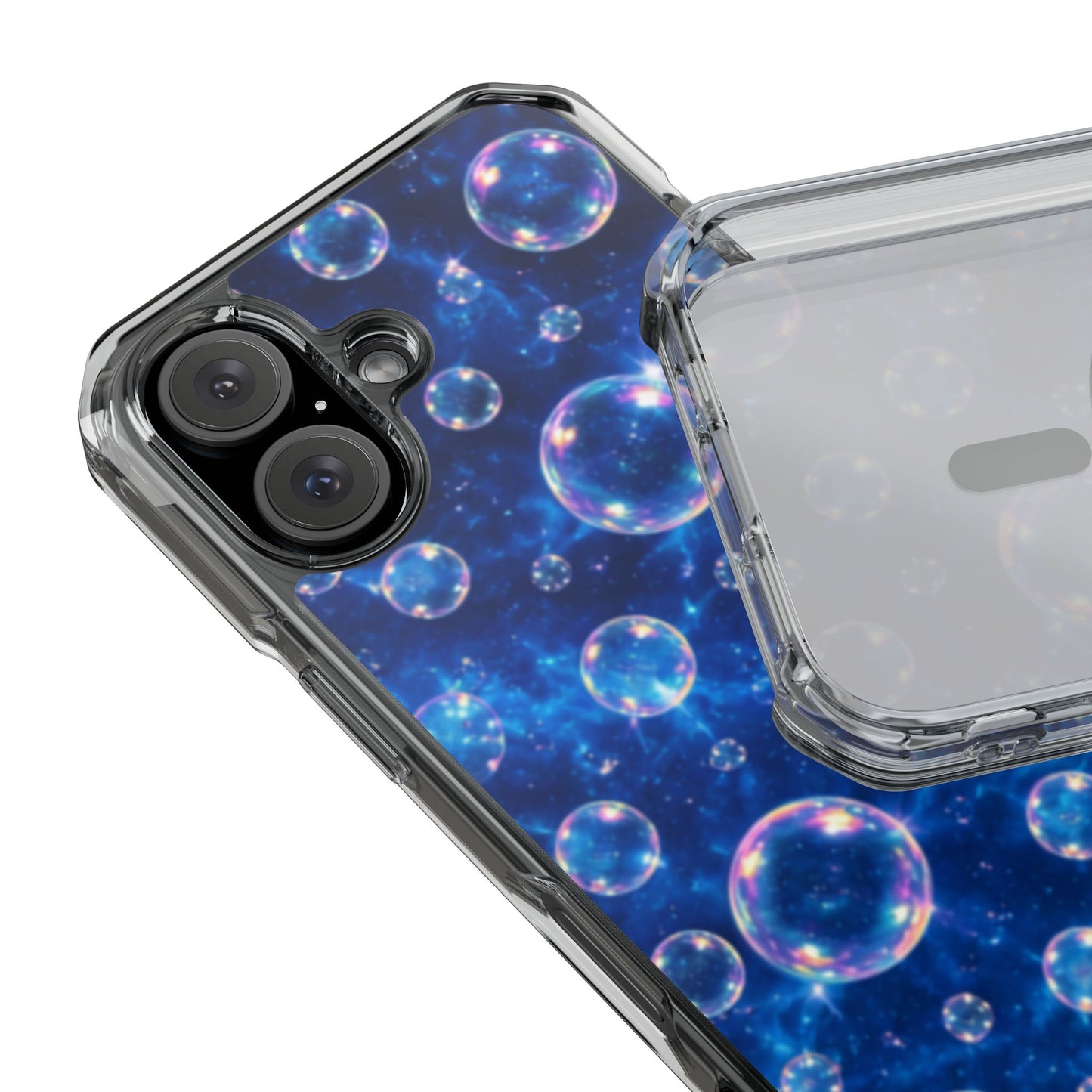 Ocean Bubbles Magnetic Clear iPhone Impact Cases