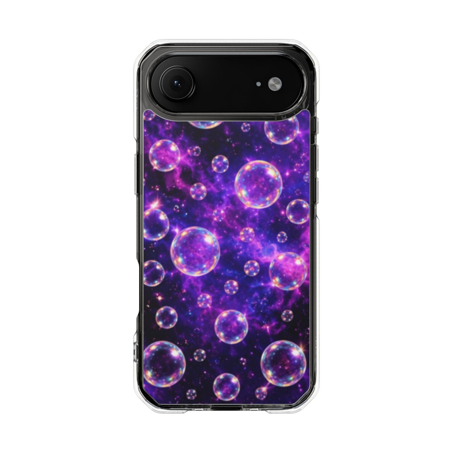 Cosmic Bubbles Magnetic Clear iPhone Impact Cases