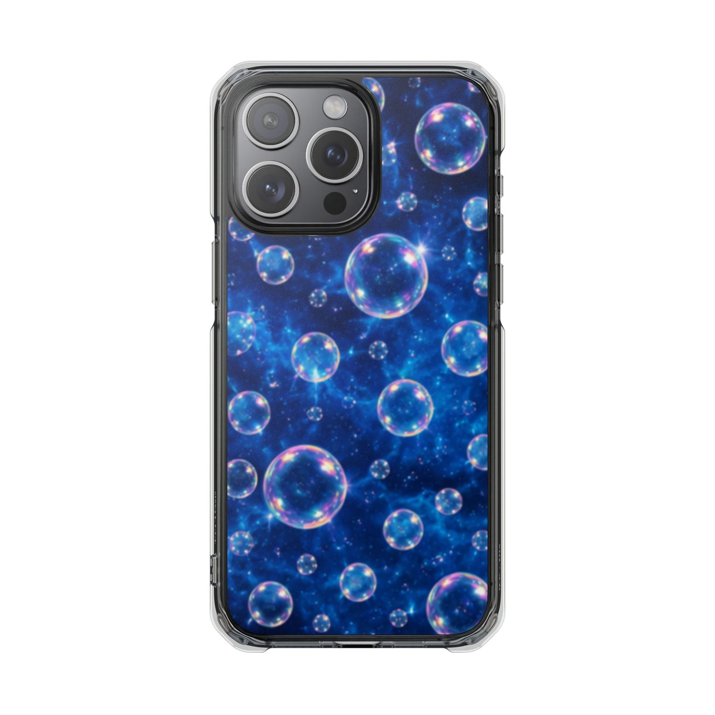 Ocean Bubbles Magnetic Clear iPhone Impact Cases