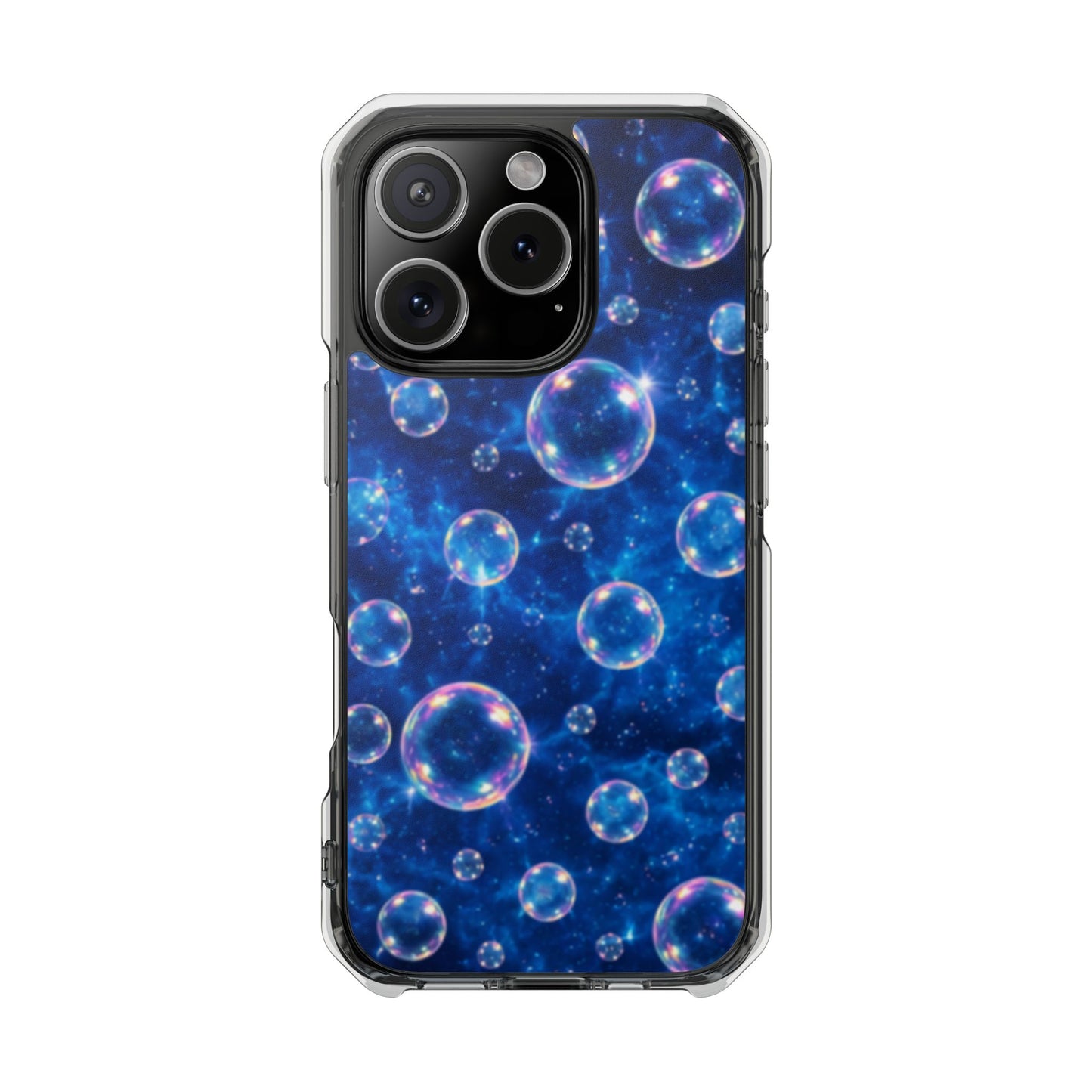 Ocean Bubbles Magnetic Clear iPhone Impact Cases