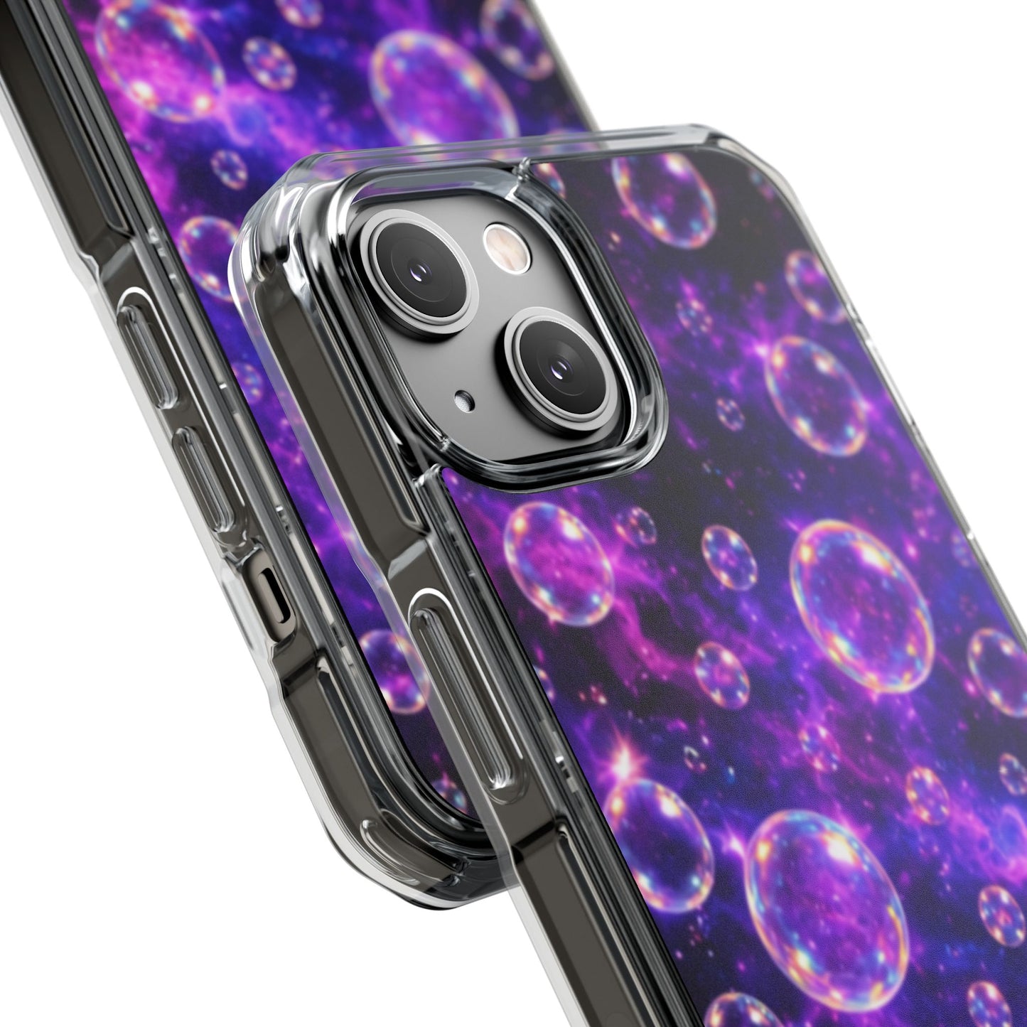 Cosmic Bubbles Magnetic Clear iPhone Impact Cases