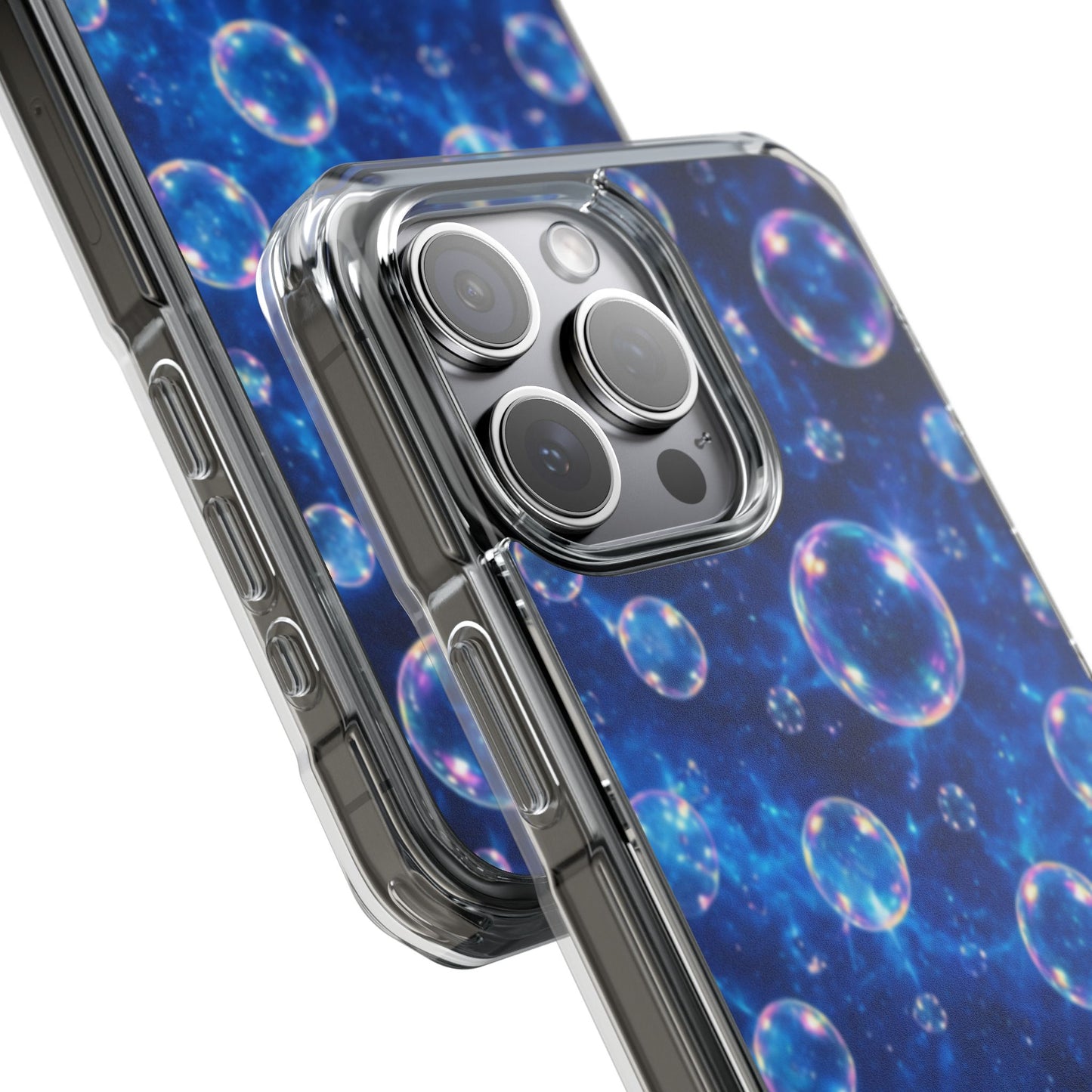 Ocean Bubbles Magnetic Clear iPhone Impact Cases