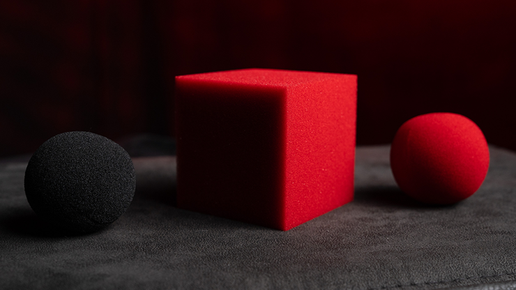 Magic Color Changing Sponge Ball to Square by JUMBO 2.5" Murphy's Magic