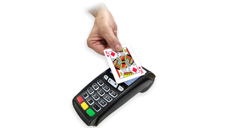 Credit Card Holder (Made from Red or Blue Bicycle Cards) by Joker Magic - Trick