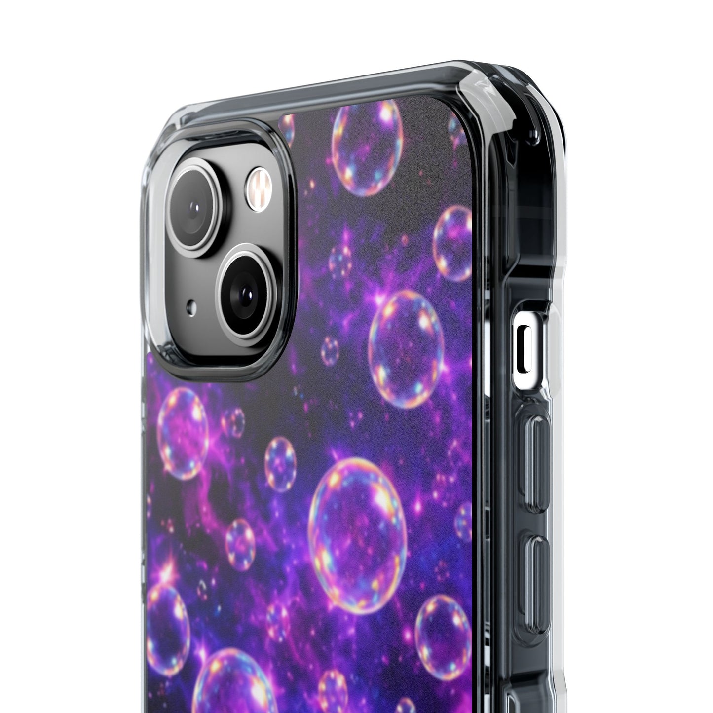 Cosmic Bubbles Magnetic Clear iPhone Impact Cases