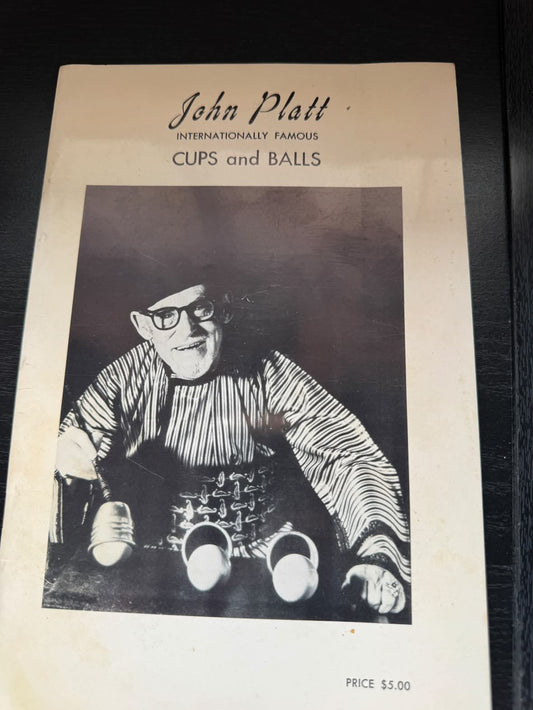 Internationally Famous Cups and Balls by John Platt | Preowned Magic Booklet