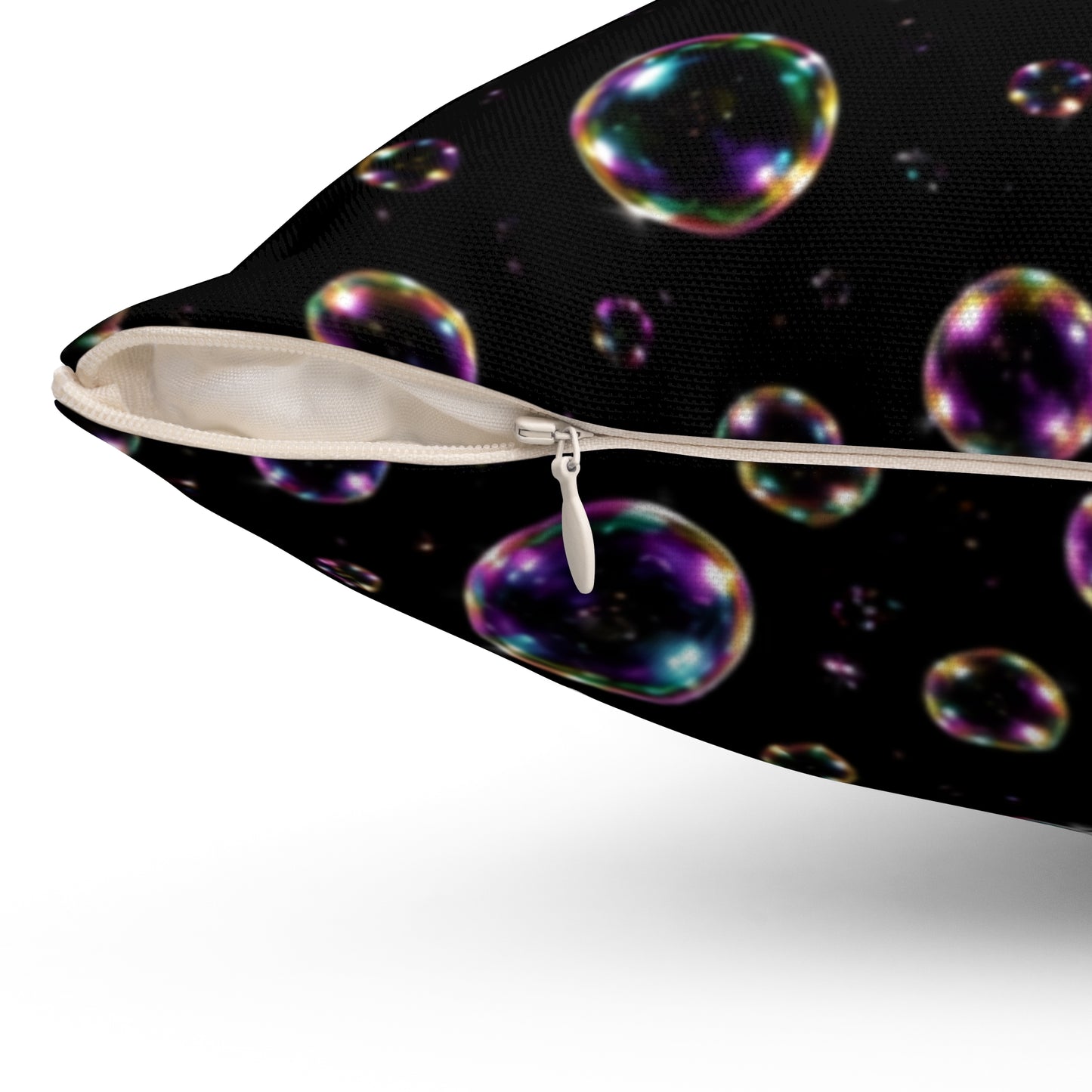 Bubbles Spun Polyester Square Pillow