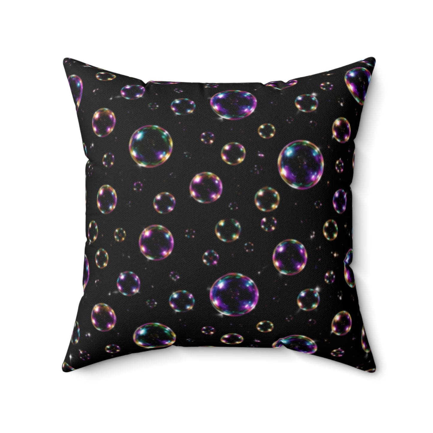 Bubbles Spun Polyester Square Pillow