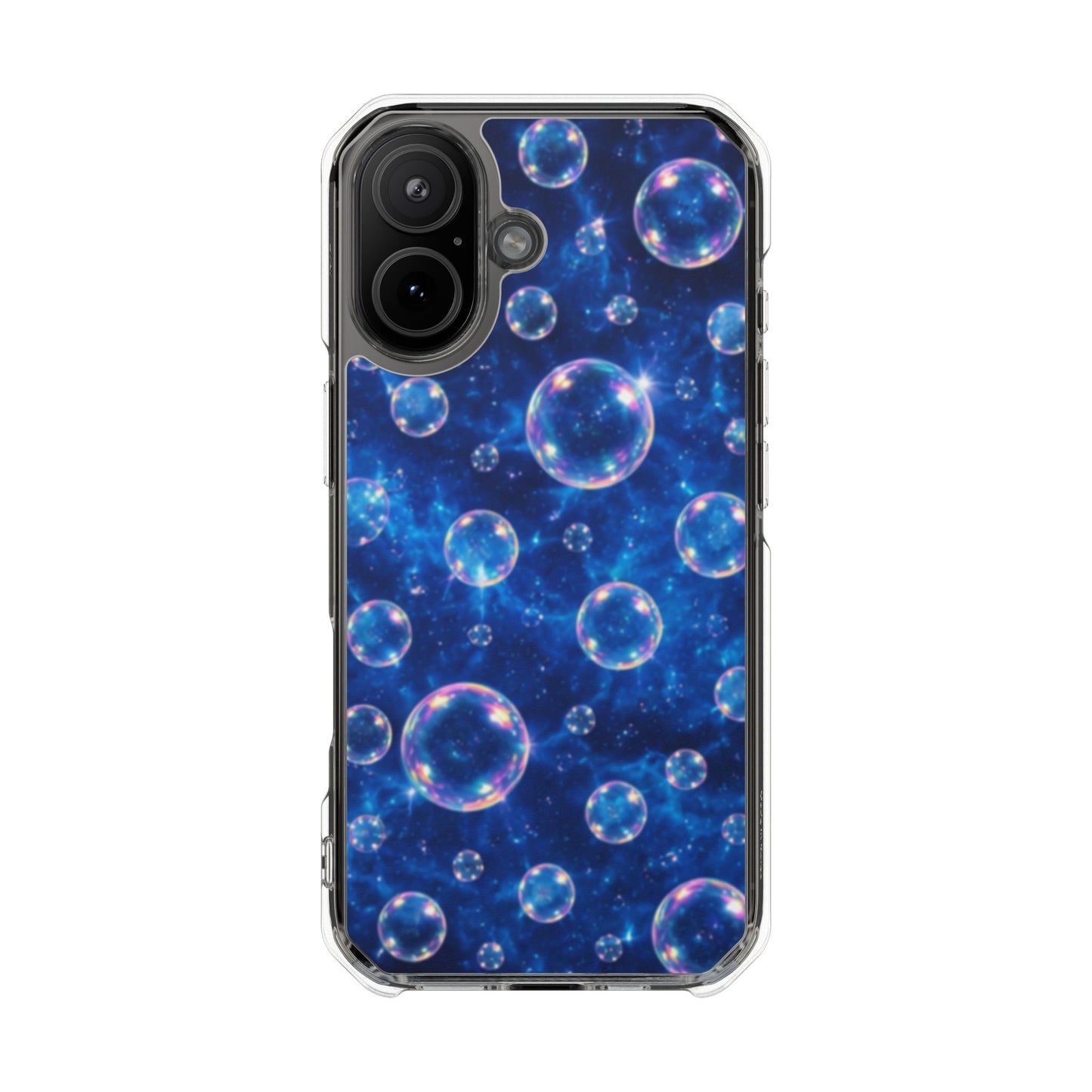 Ocean Bubbles Magnetic Clear iPhone Impact Cases