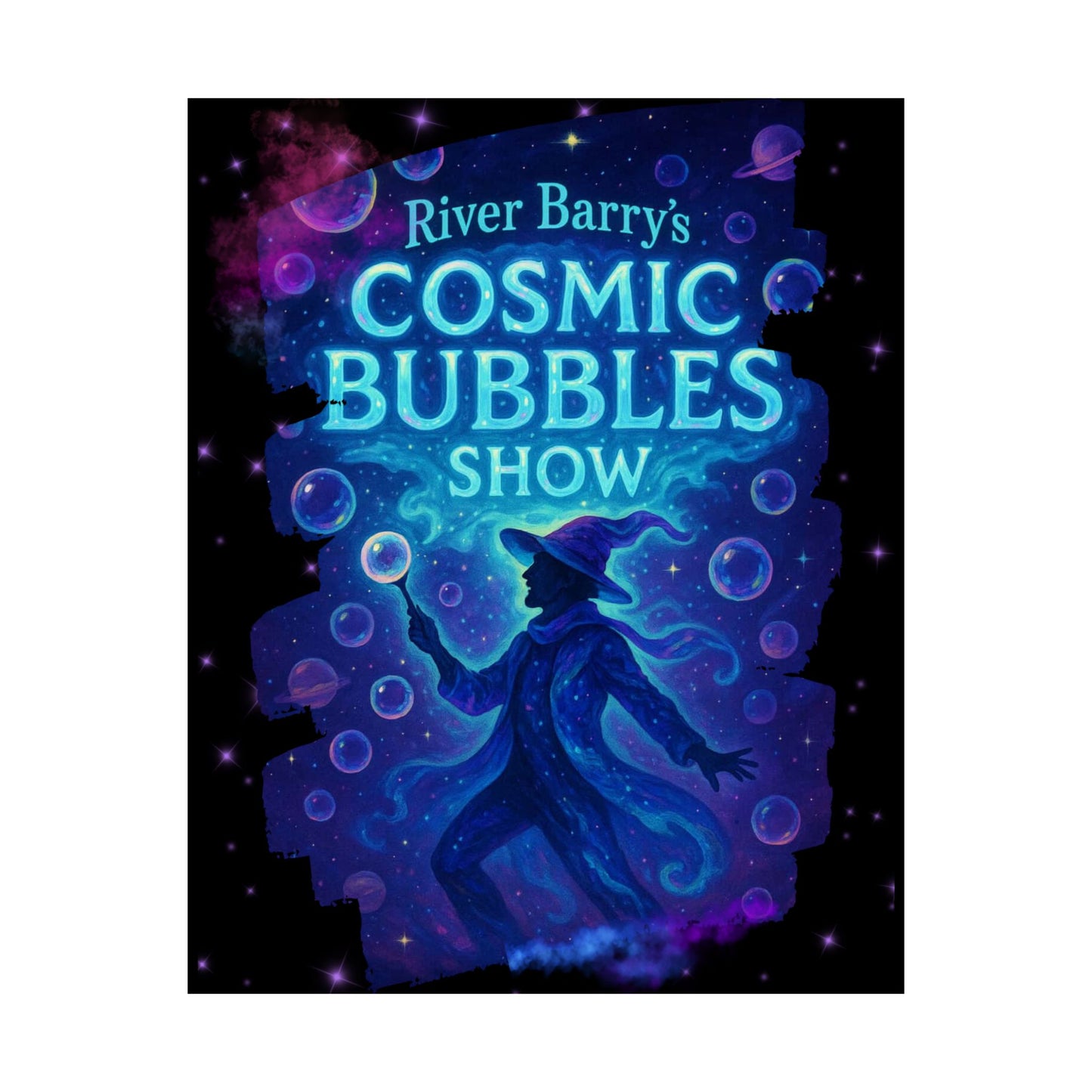 Cosmic Bubble Show Matte Vertical Posters